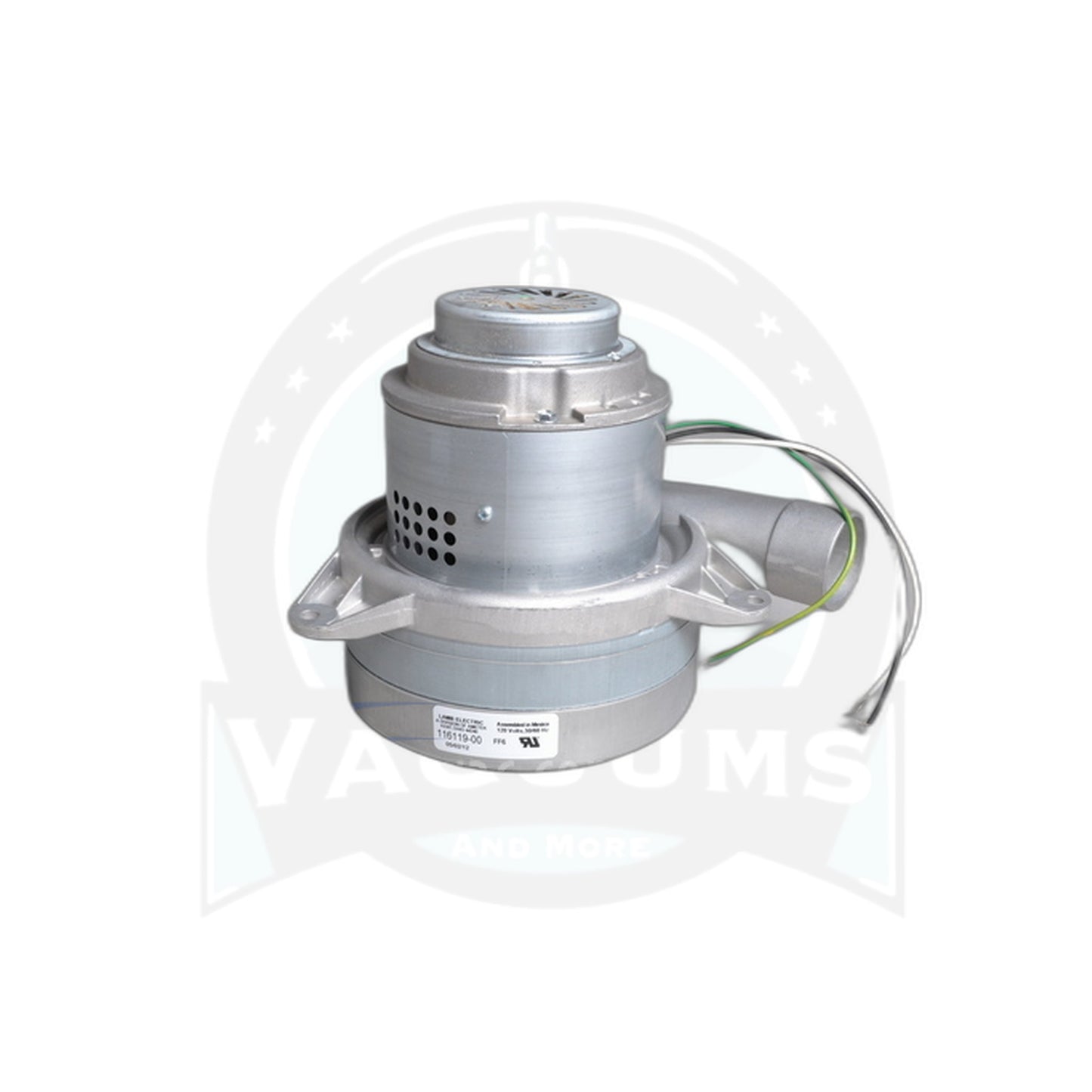 Ametek Lamb Motor 116119-00 - 3-Stage 7.2" Bypass, 120V - Vacuums and More