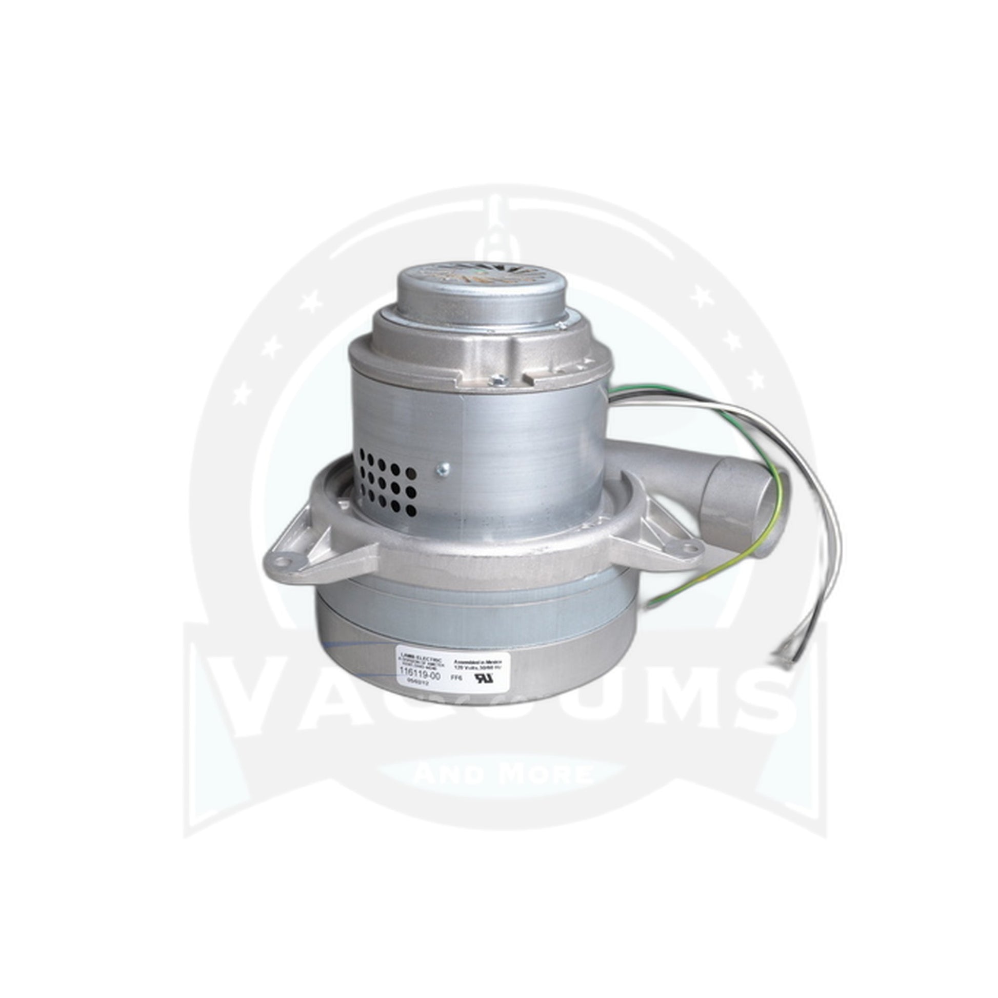 Ametek Lamb Motor 116119-00 - 3-Stage 7.2" Bypass, 120V - Vacuums and More