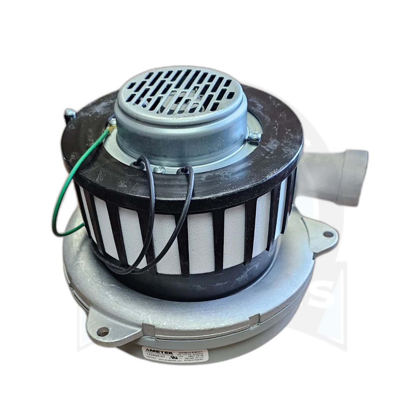 Ametek Lamb 8.4" 2-Stage 240V Bypass Motor for VacuMaid SR62/SR820/S2720