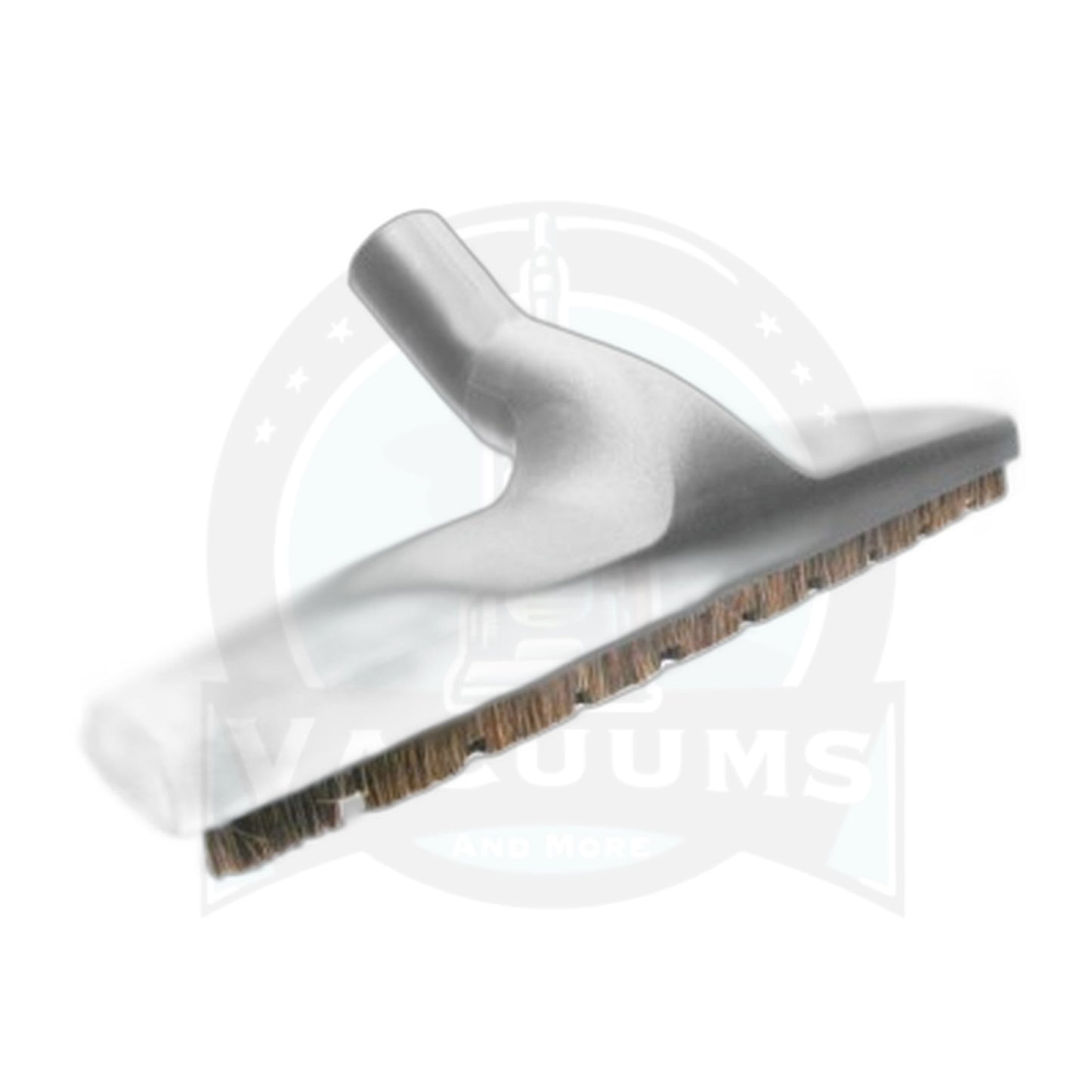 Wessel-Werk D320 12-1/2" Floor Brush, 1-1/4" Fit, Light Grey/Wheels