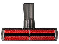 Upholstery Nozzle with Pet Hair Collection Strips and 1 1/4" cuff (black). Requires 1766ST Adapter. - SEBO