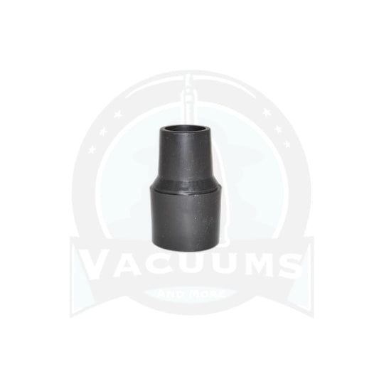 Reducing Hose Cuff - Black, 1-1/2" to 1-1/4", All Plastic - Vacuums and More