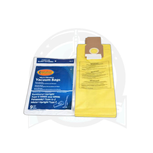 Kenmore 5068 Upright Micro Paper Bags - 9-Pack - Kenmore