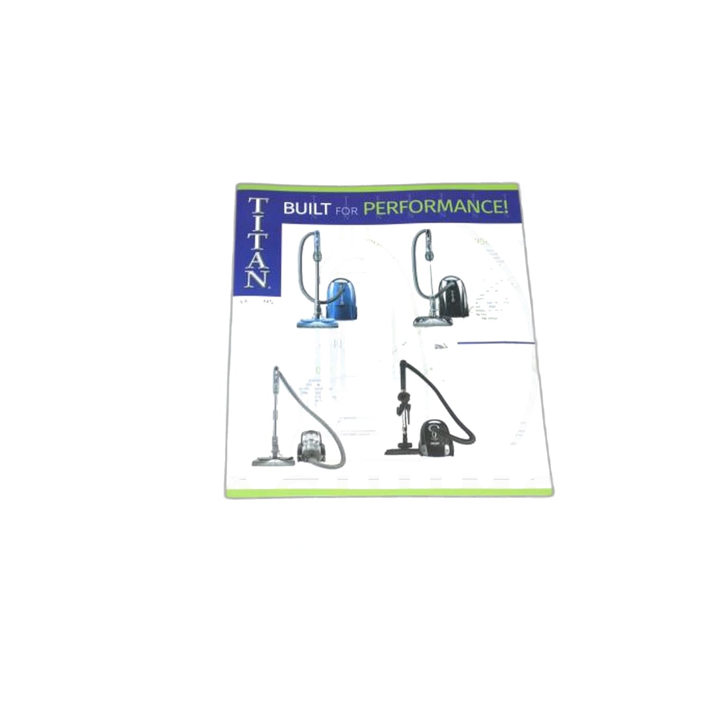 Titan Vacuum Product Line Brochure 25-Pack - All Models