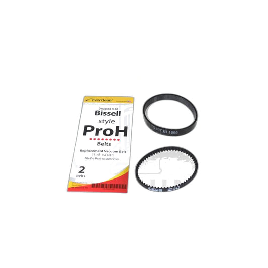 Bissell ProHeat Belt Set 1 Flat and 1 Geared Replacement