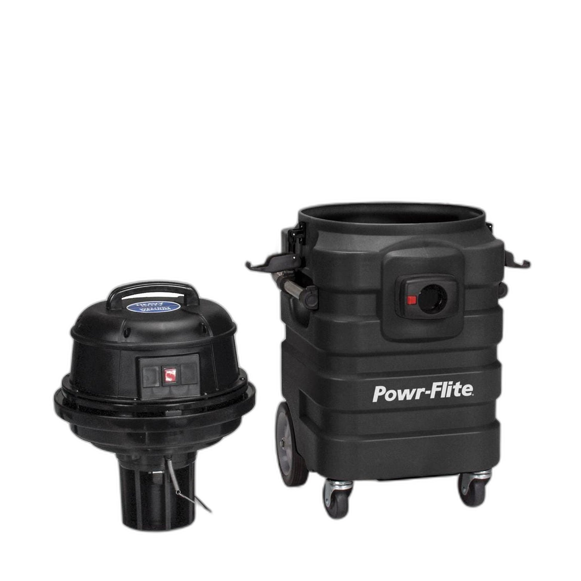Powr-Flite 15-Gallon Poly Tank Wet/Dry Vacuum with Tool Kit