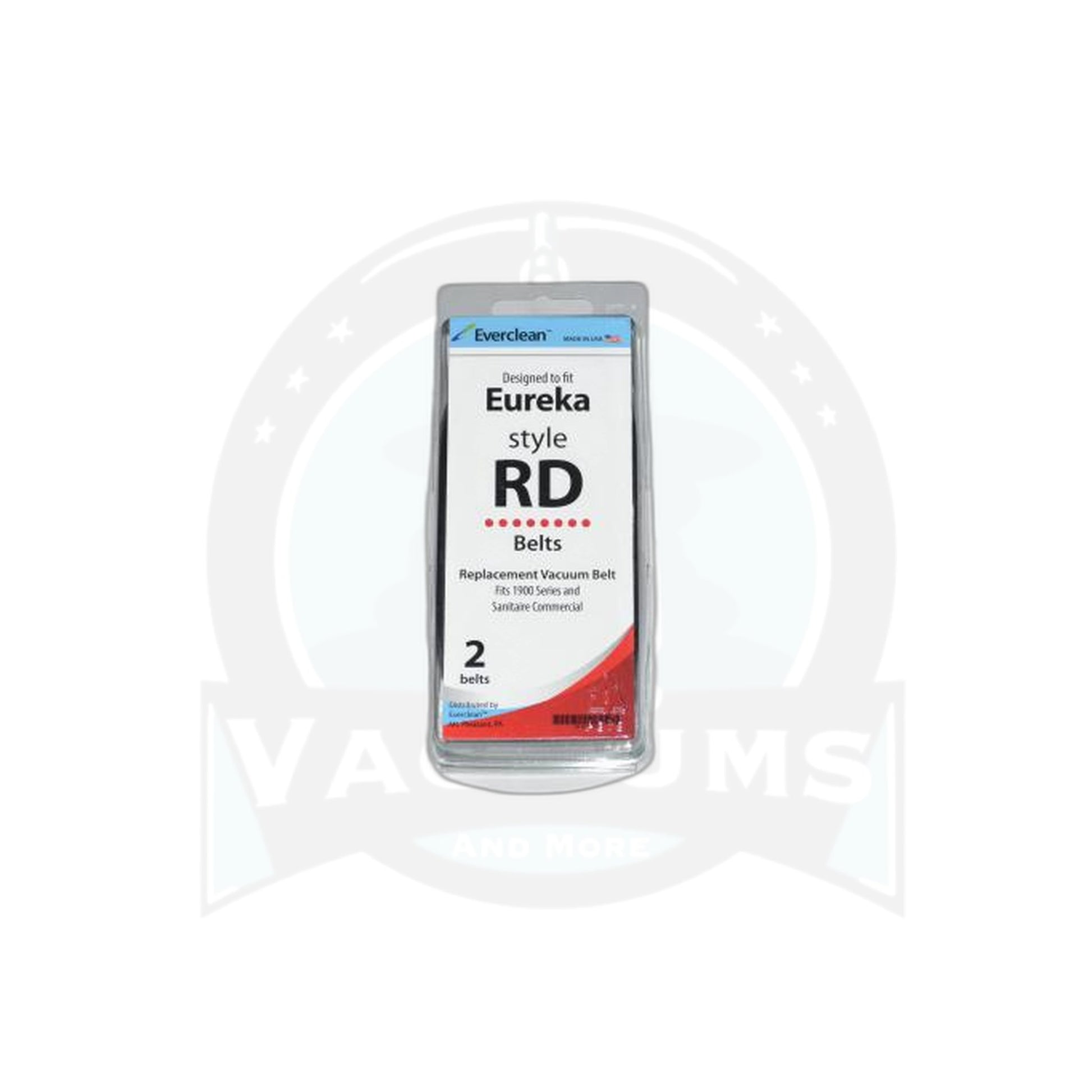 Eureka Round Belt (2 Pack) - Fits Upright and EverClean Models - Eureka