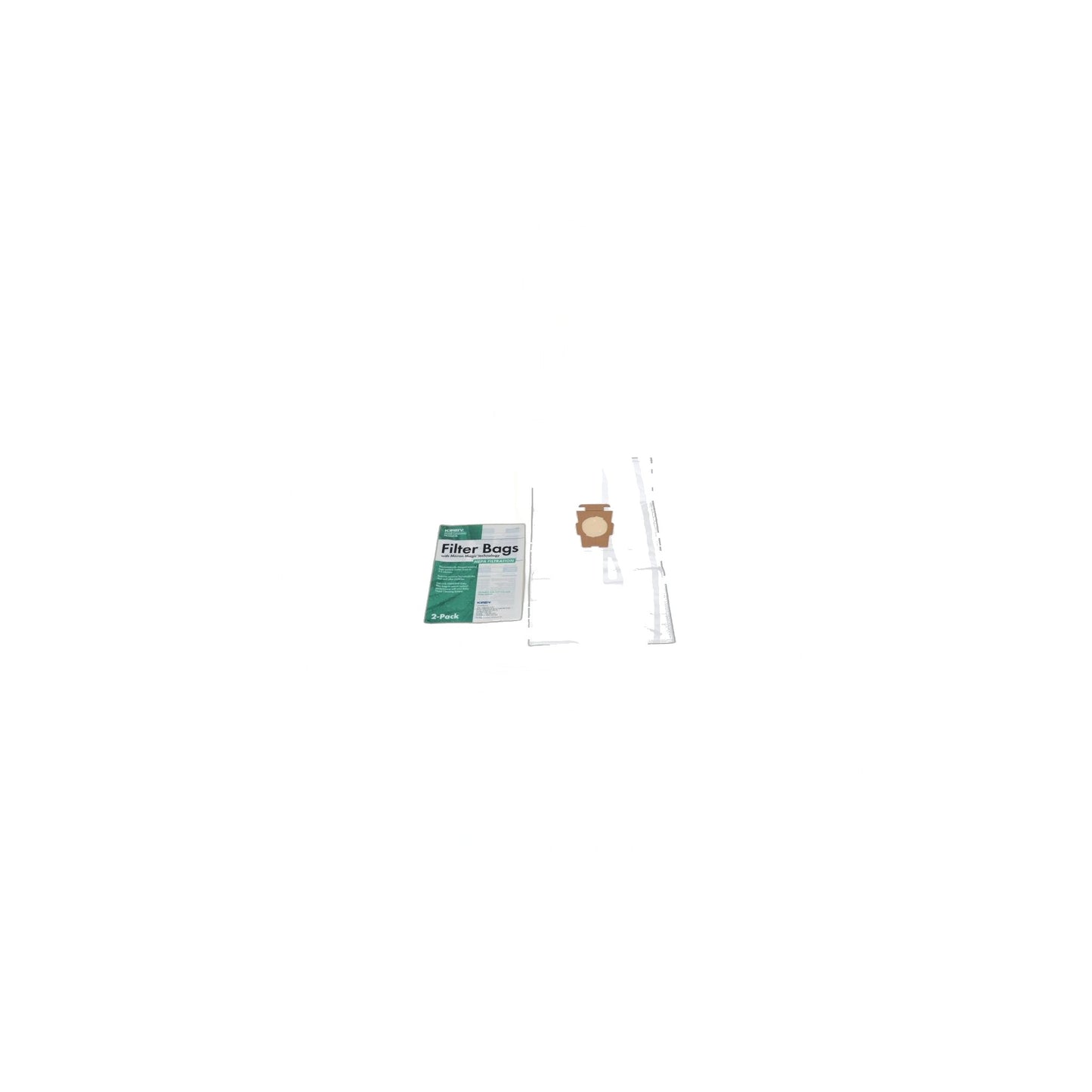 Kirby Microallergen Plus Upright Paper Bags - 2 Pack - Fits Gen 3 Through Avalir