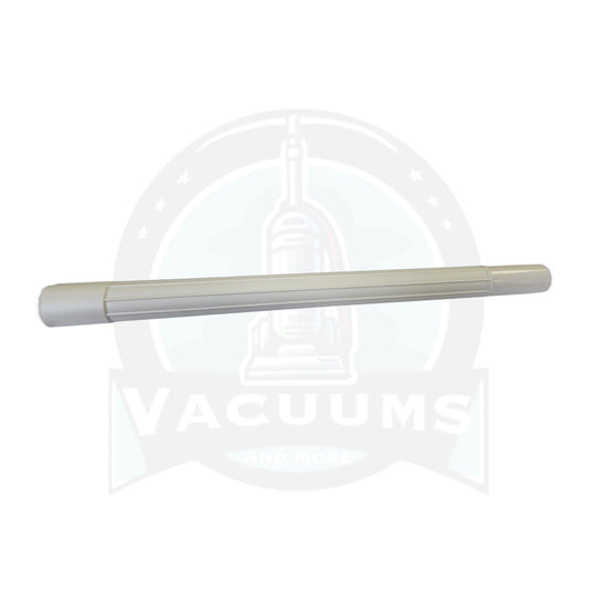 1-1/4" x 19" Light Gray Ribbed Plastic Vacuum Wand