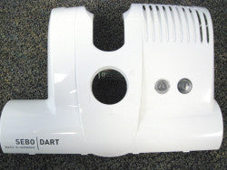 Power Head Cover, for ET-1, with DART print (white) - SEBO