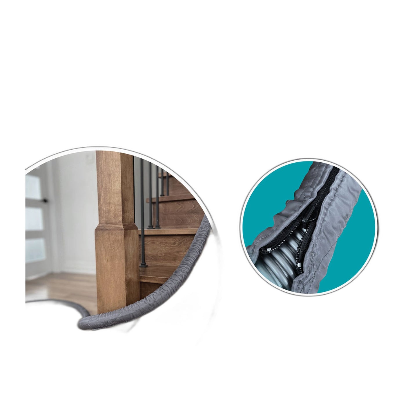 SoftTouch Zippered Central Vacuum Hose Cover