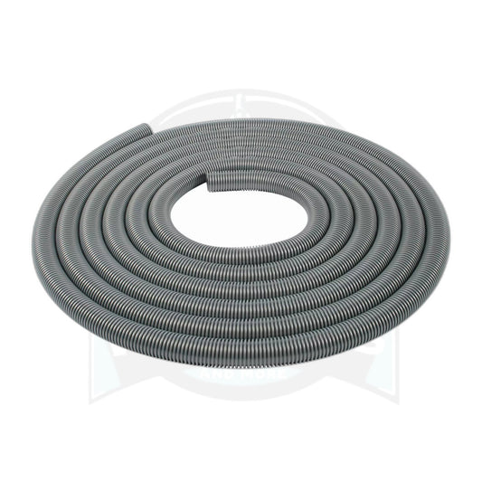 50' x 1-3/8" Crushproof Central Vacuum Hose, Silver