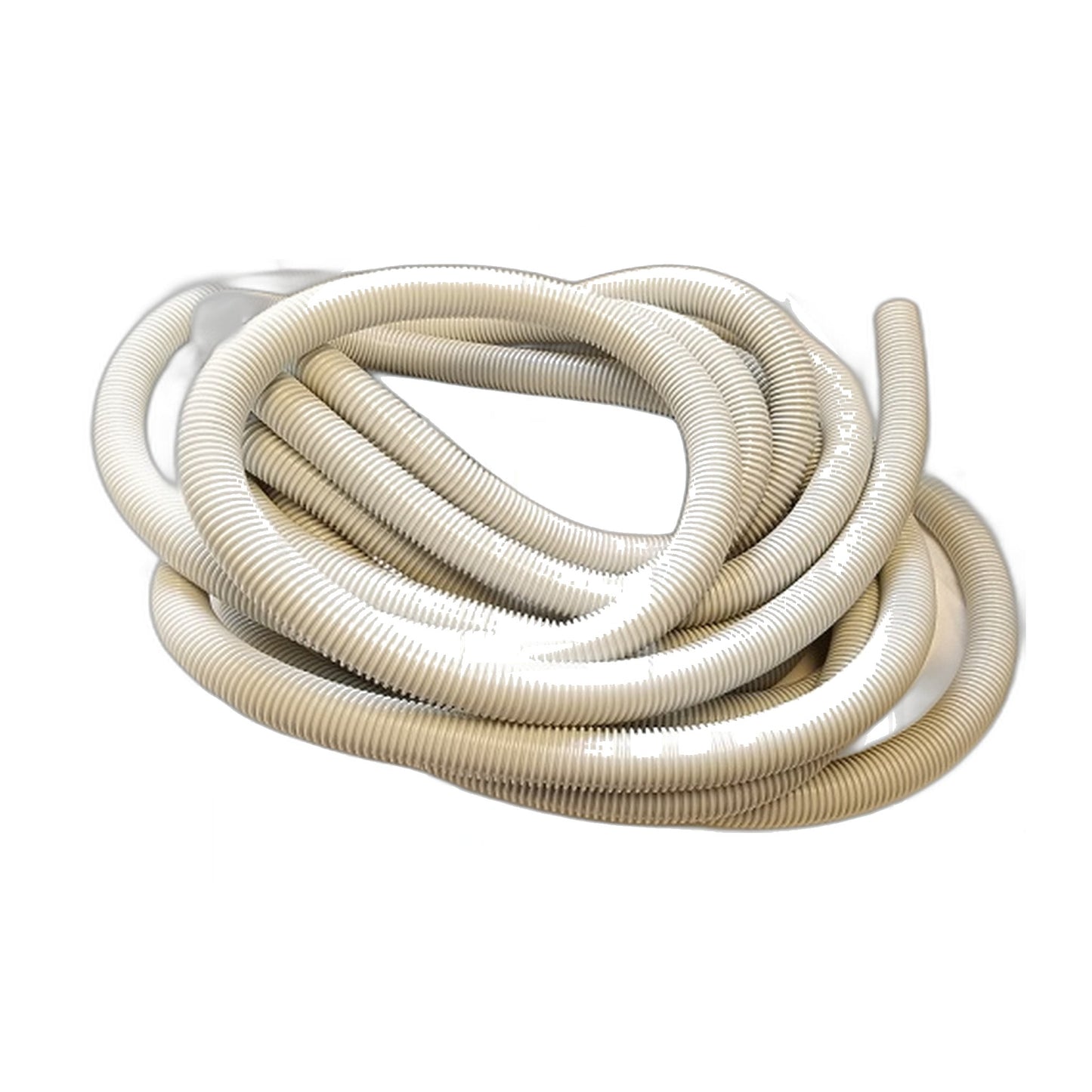 50 ft x 1-1/4" Crushproof Vacuum Hose, Beige - Boxed