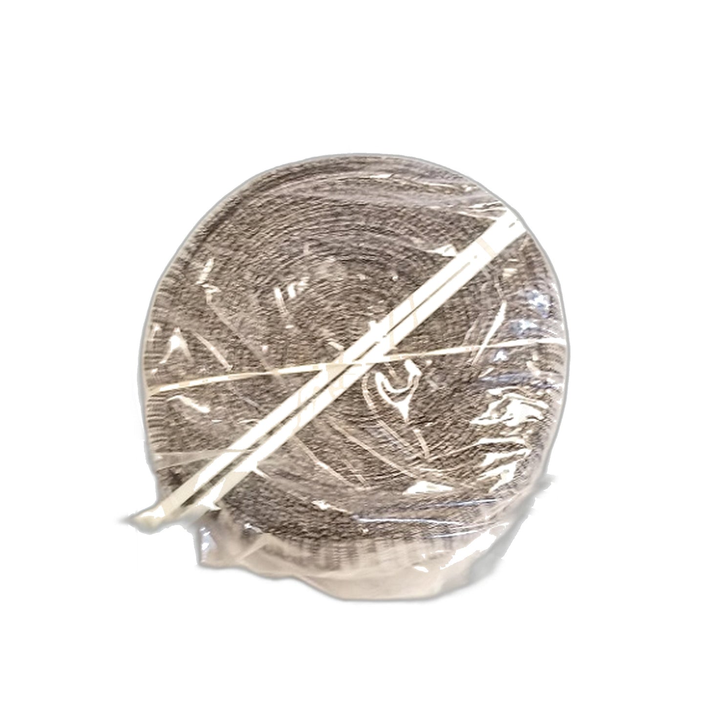 30 ft Grey Knit Central Vacuum Hose Sock, Rolled in Poly Bag