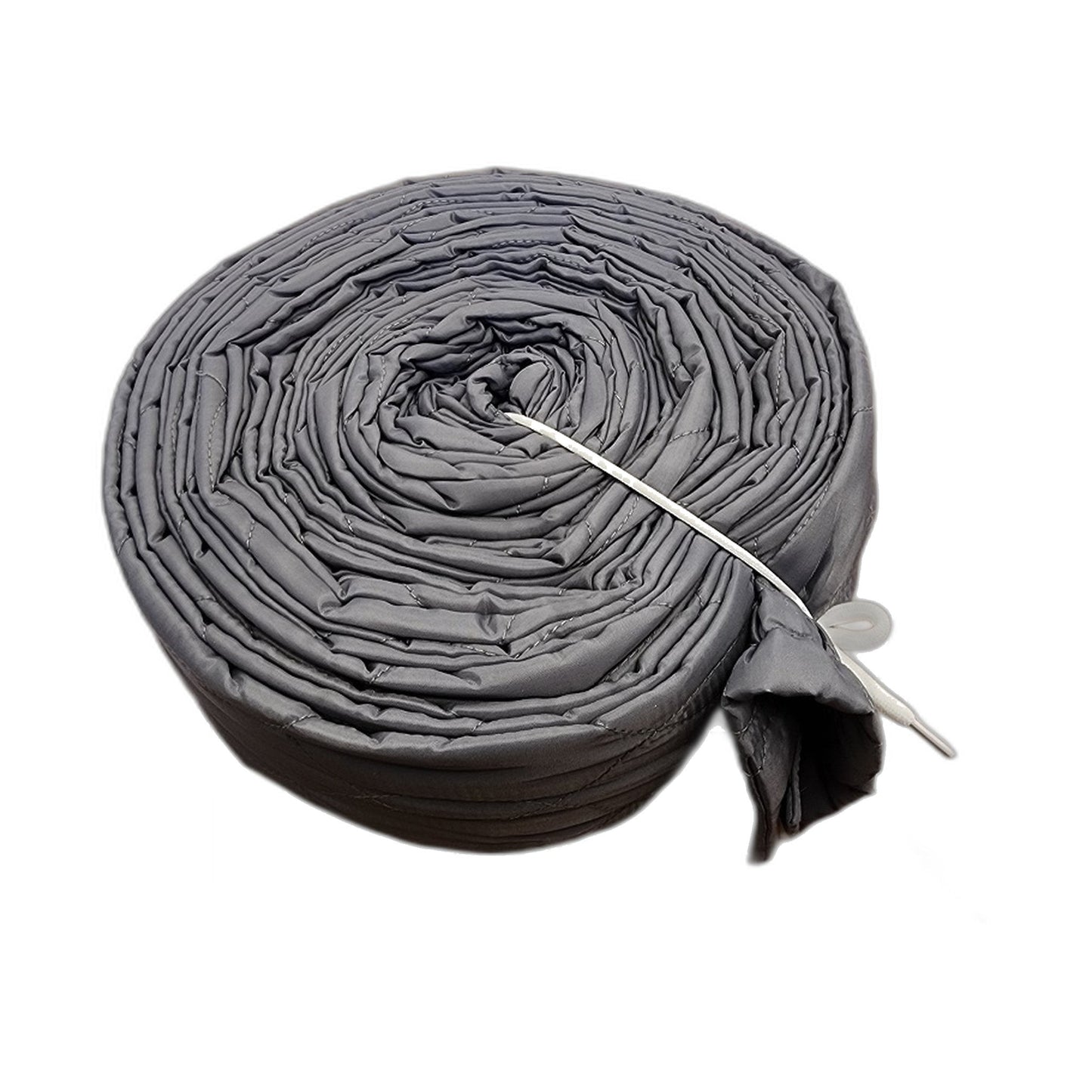 Nadair 30' Gray Padded Zippered Central Vacuum Hose Sock