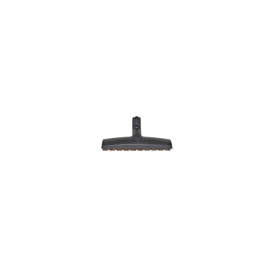 Floor Brush with Button Lock - Miele, 12", Horsehair, with Wheel and Parking Lug,