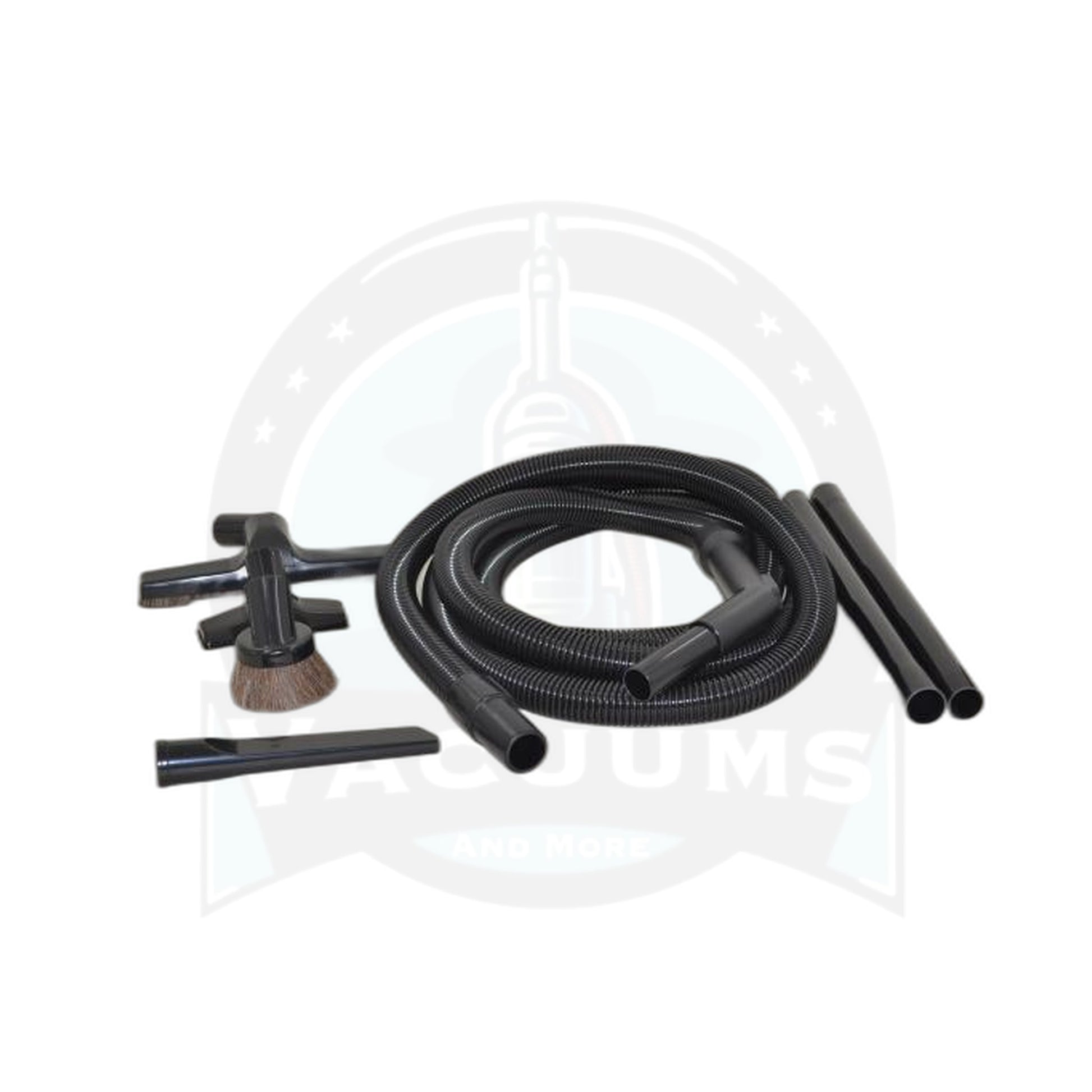 Premium Vacuum Attachment Kit (12-Ft Hose + 6 Tools) - Vacuums and More