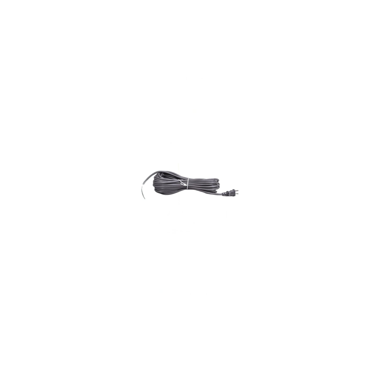 Power Cord, 40 ft., 17-2, Gray with Grip Male Plug