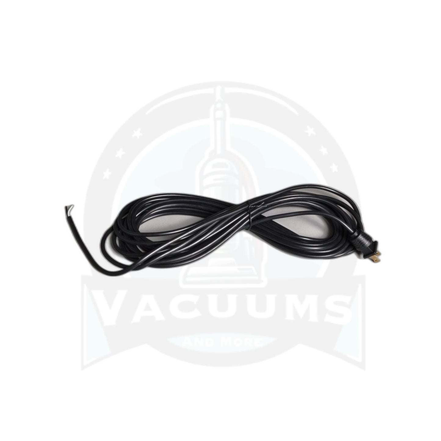 Cord Reel Replacement Cord - 30 ft., 2-Wire with Terminals, Black Soft - Vacuums and More