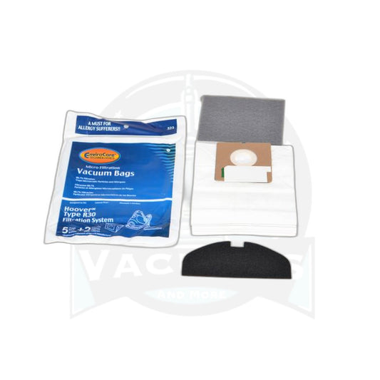 Hoover Canister Micro Paper Bags R30 Plus - 5 Pack - Hoover