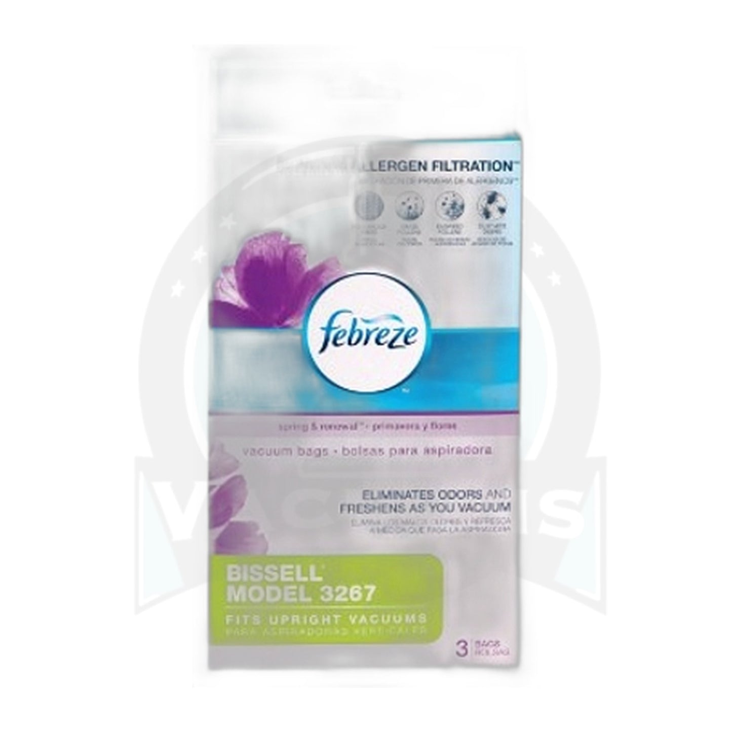 Bissell Febreze Scented Paper Vacuum Bags, 3-Pack