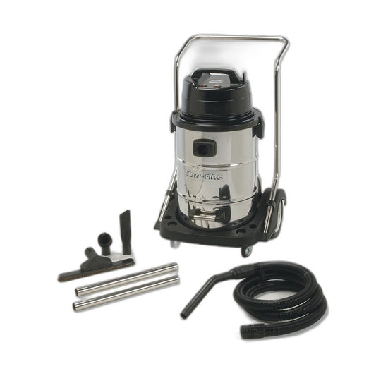 Powr-Flite 20-Gallon Stainless Steel Wet/Dry Vacuum with Tools