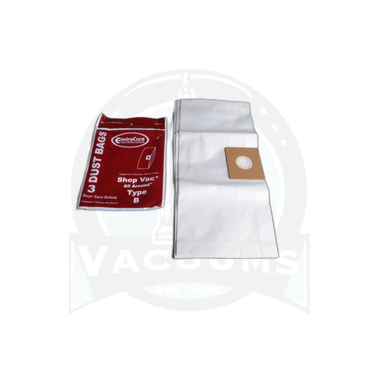 Shop-Vac Type B All Around Paper Bags - 3 Pack - Vacuums and More