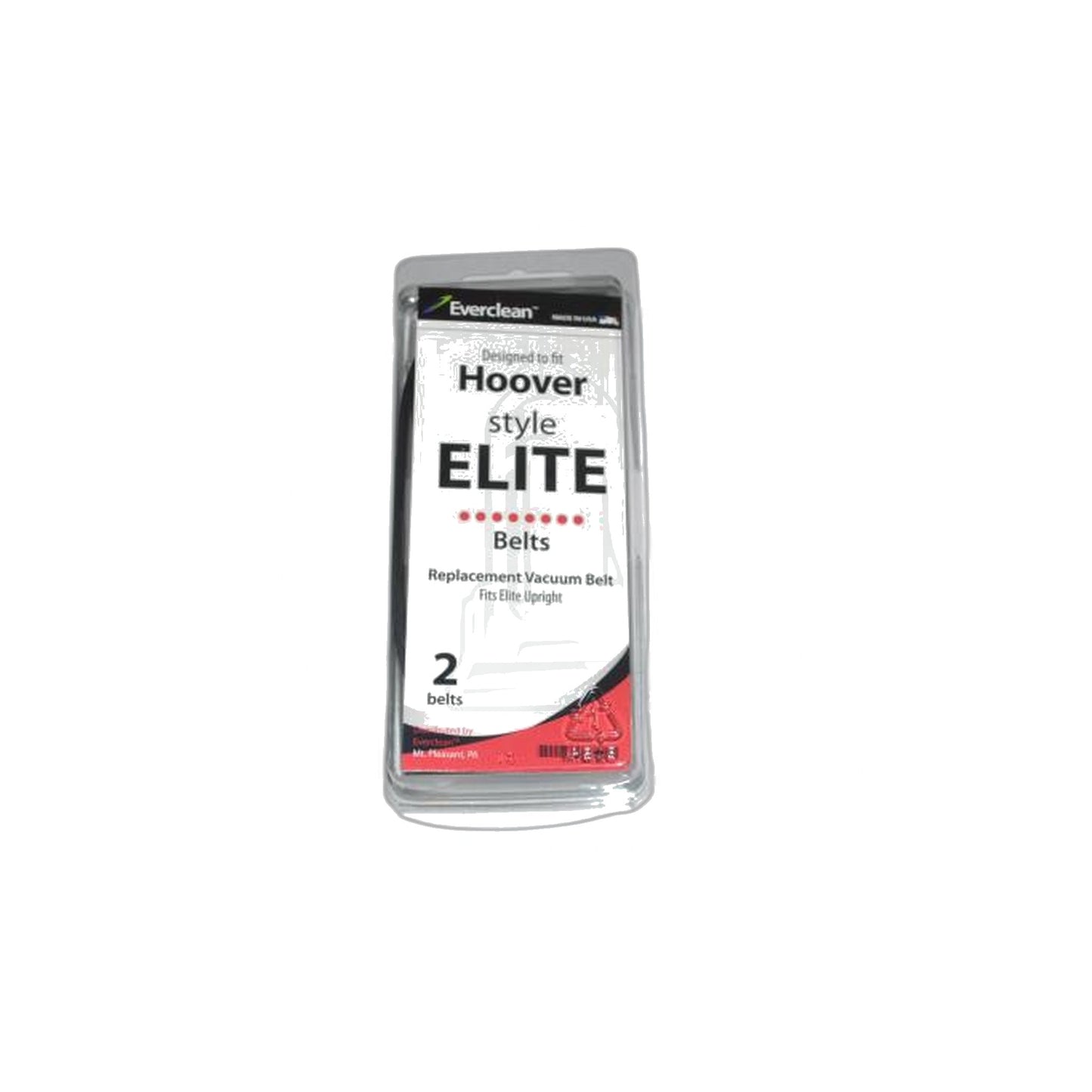 Hoover Elite Upright Vacuum Flat Belt 2-Pack