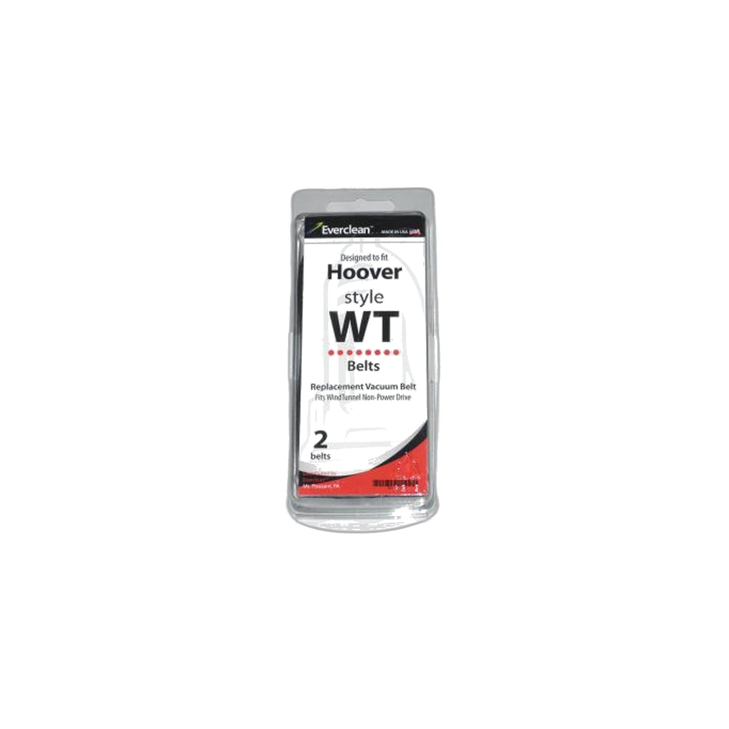 Hoover WindTunnel Upright Belt (2 Pack) - Flat Belt Replacement