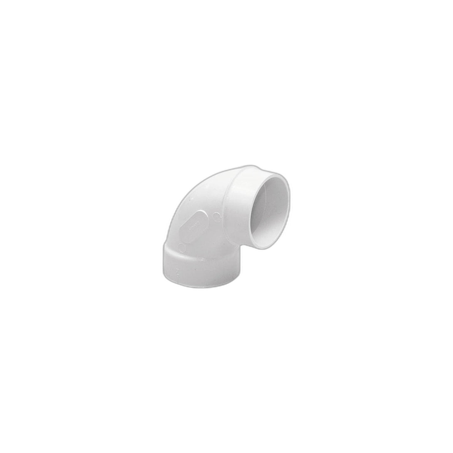 Vaculine 90° Medium-Radius PVC Elbow with Spigot End