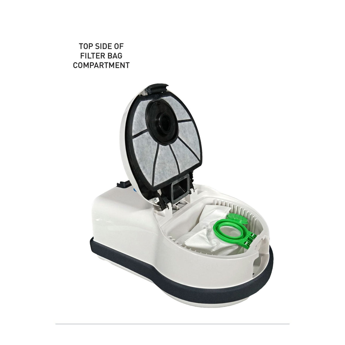 SEBO AIRBELT D4 Premium Canister Vacuum with ET-1 Power Head and Parquet Brush (Black)