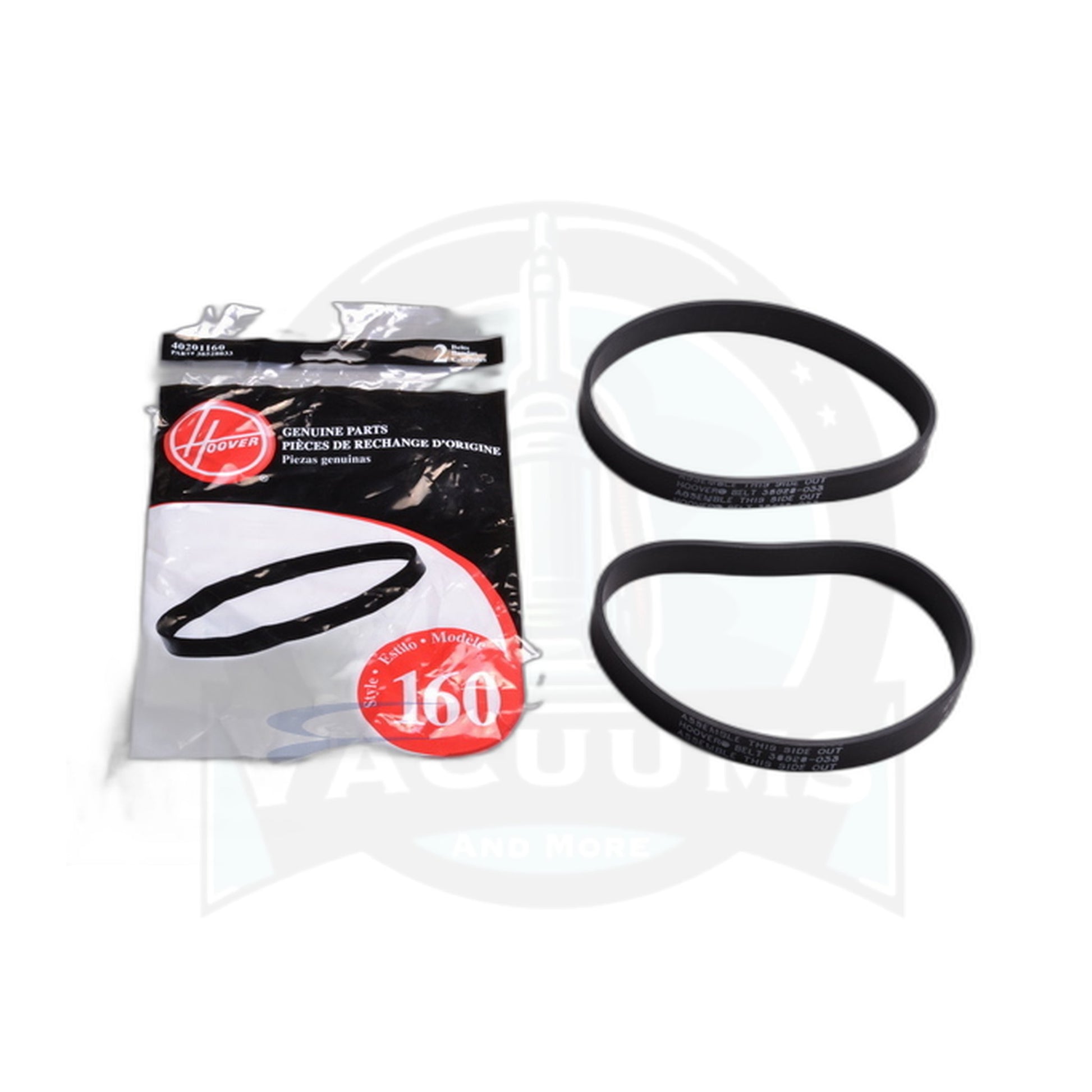 Hoover WindTunnel Non-Power-Drive Belt 033 (2-Pack) - Hoover