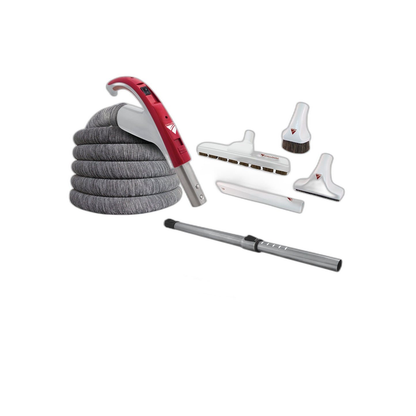 CycloVac 24V SoftTouch Hose Attachment Kit with Super Luxe Brush
