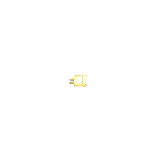 Cooper 4862 Commercial Grade 2-Wire Male Plug - Yellow, 15A/125V