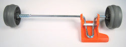 SEBO Axle with Wheels, Foot Pedal and Spring - X Series - SEBO