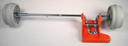 SEBO Axle with Wheels - Foot Pedal and Spring for X and G Series - SEBO