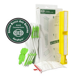 HEPA Service Box X7/X8 (1 piece), 8 bags, HEPA microfilter, exhaust filter, and sealing strip - Image 2