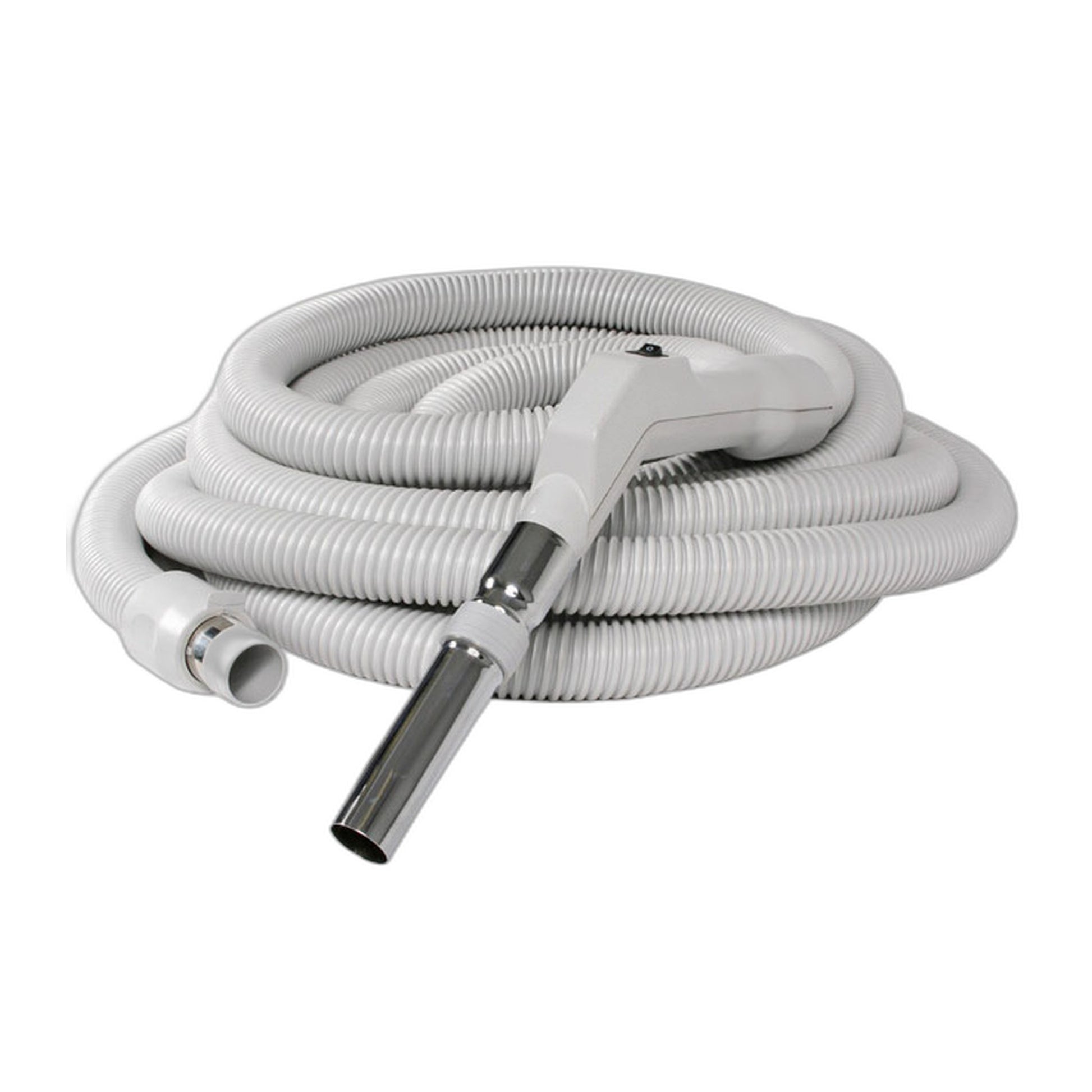 15 ft Low Voltage On/Off Central Vacuum Hose, Friction Fit