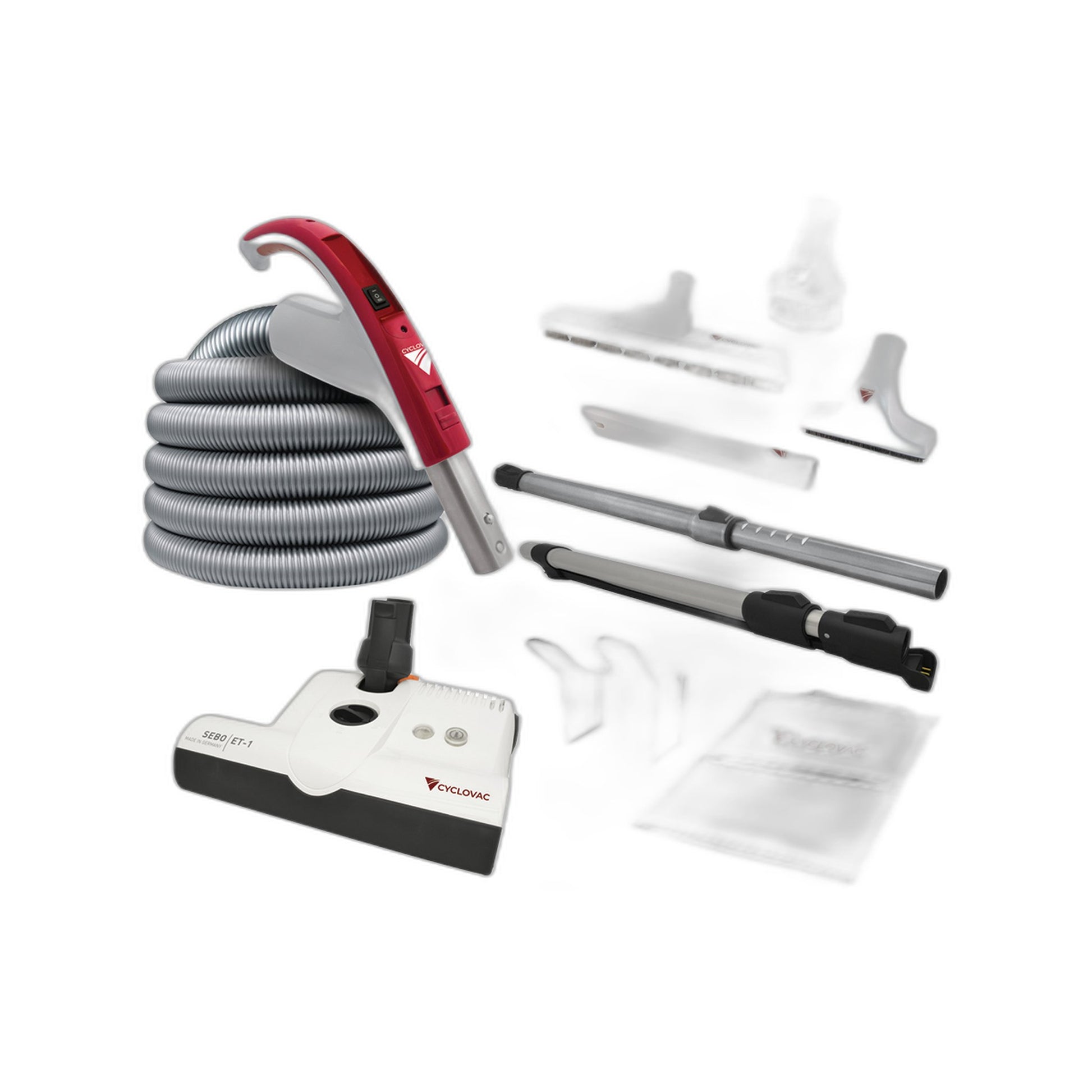CycloVac 110/24V Electric Kit with SEBO ET-1 Powerhead
