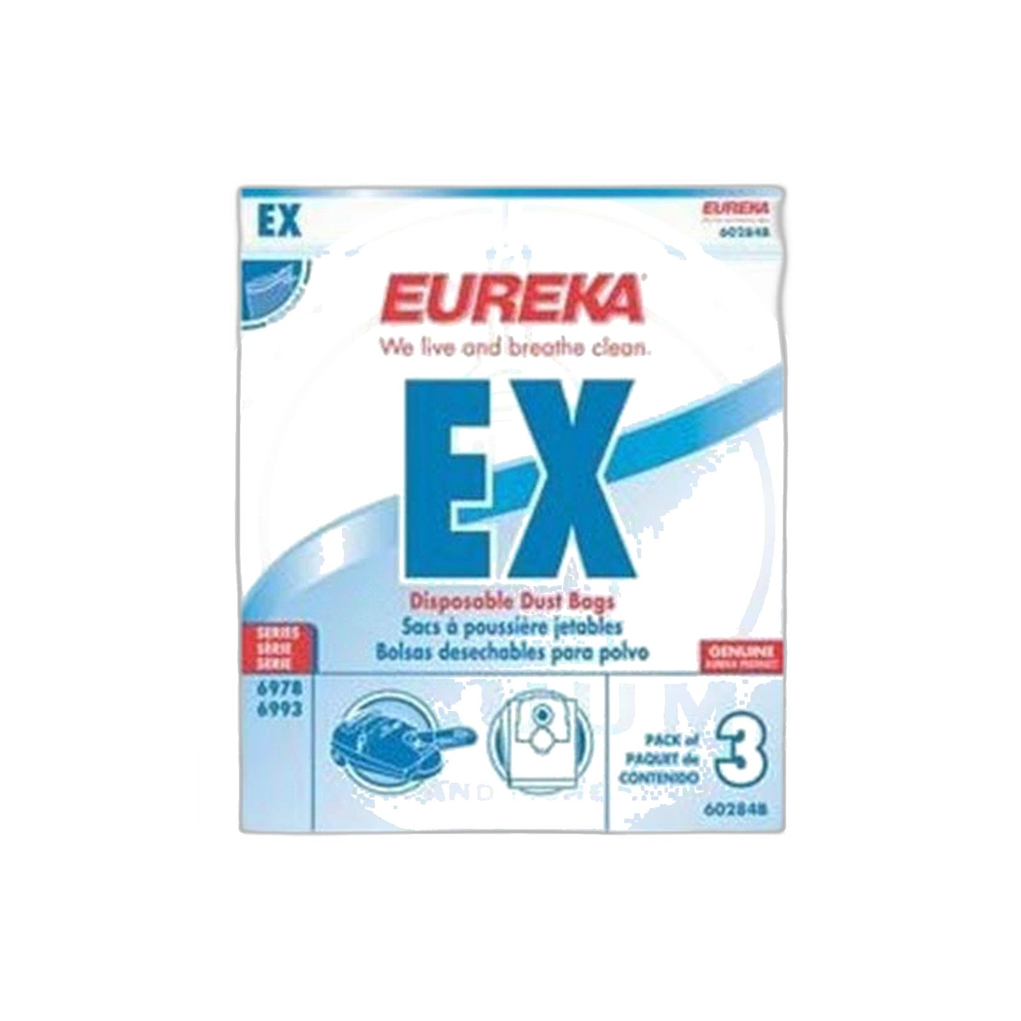 Eureka Type EX Original Paper Vacuum Bags 3-Pack