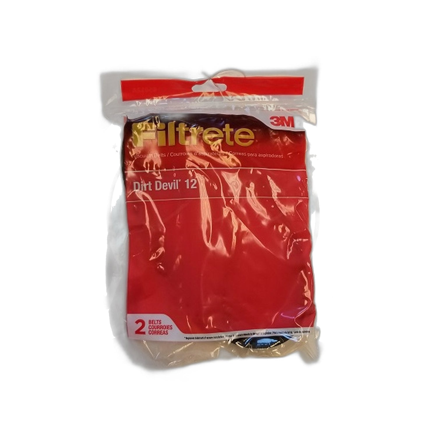Royal / Dirt Devil Style 12 Belt with 33M Filtrete Filter, 2-Pack