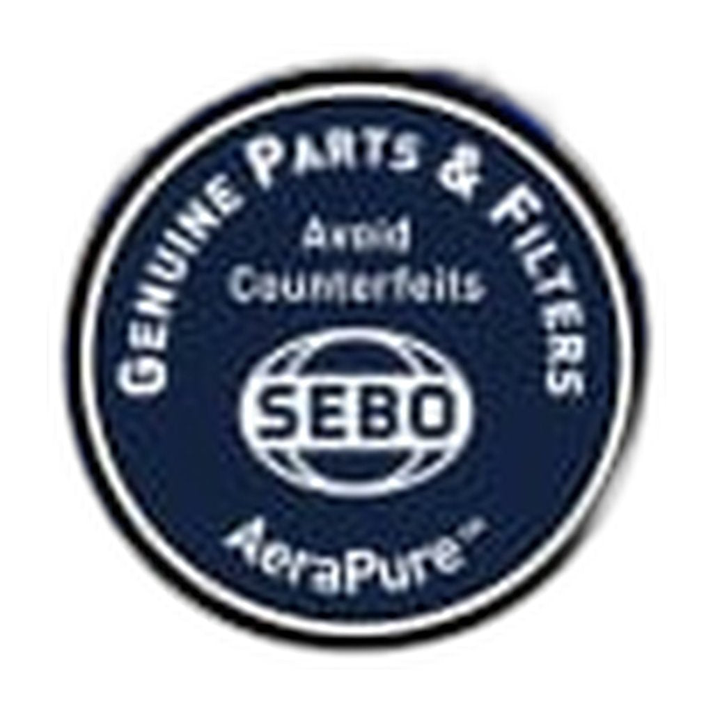 SEBO Textile Exhaust Microfilter for FELIX Premium — Indigo and White Blossoms