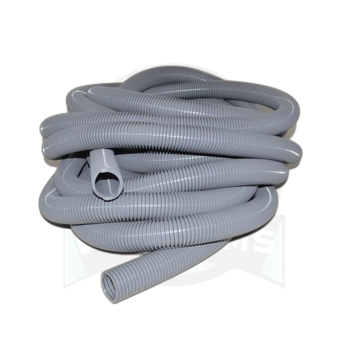 Crushproof Hose - 1-1/2" x 50 Ft, Gray Smooth Finish - Vacuums and More