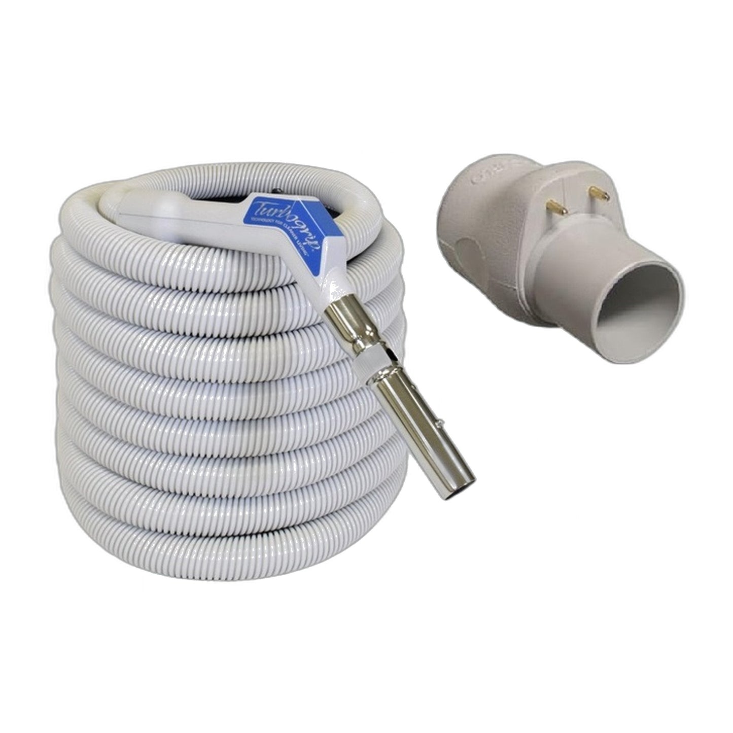 VacuFlo Turbo Grip 30 ft Low Voltage Central Vacuum Hose Assembly