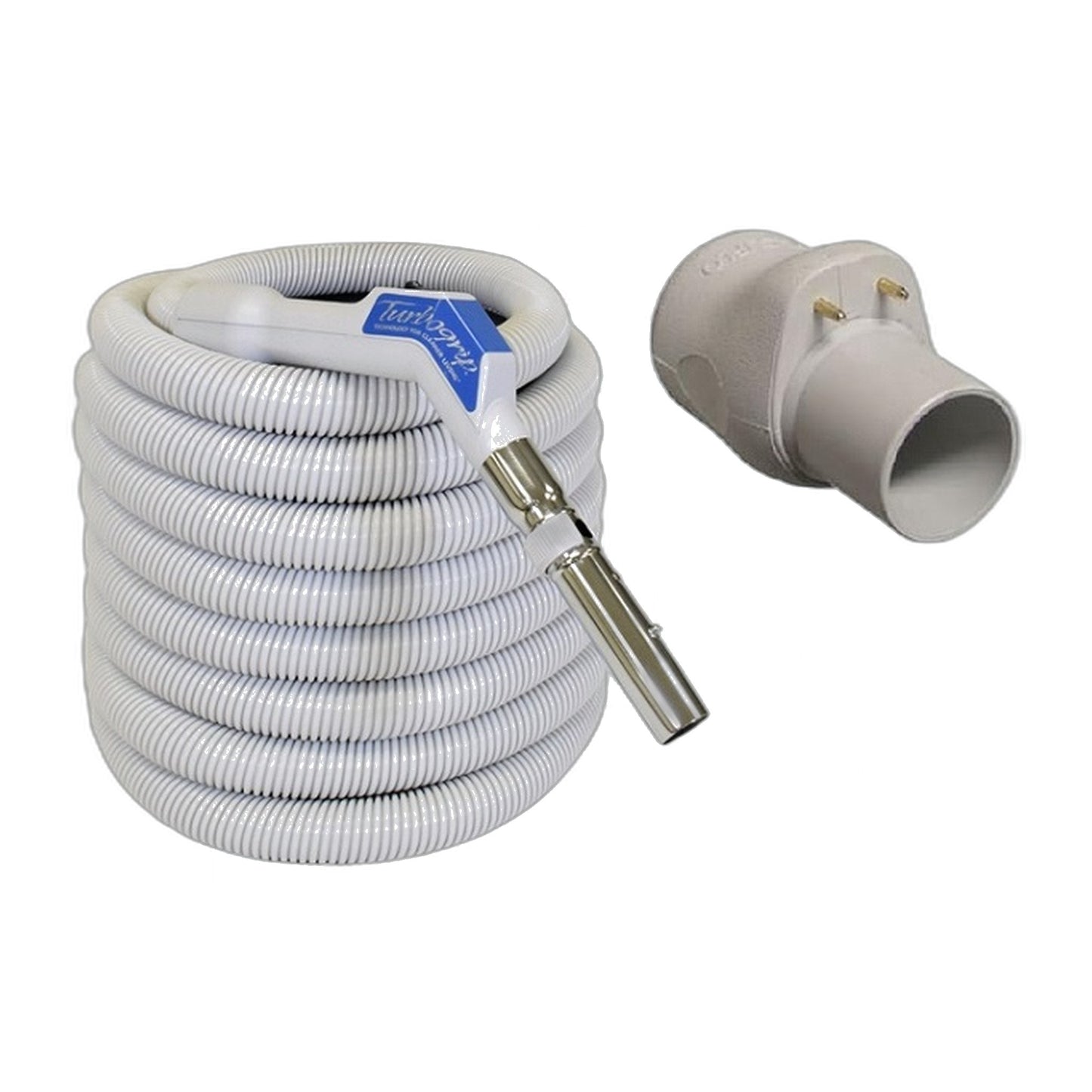 VacuFlo Turbo Grip 30 ft Low Voltage Central Vacuum Hose Assembly