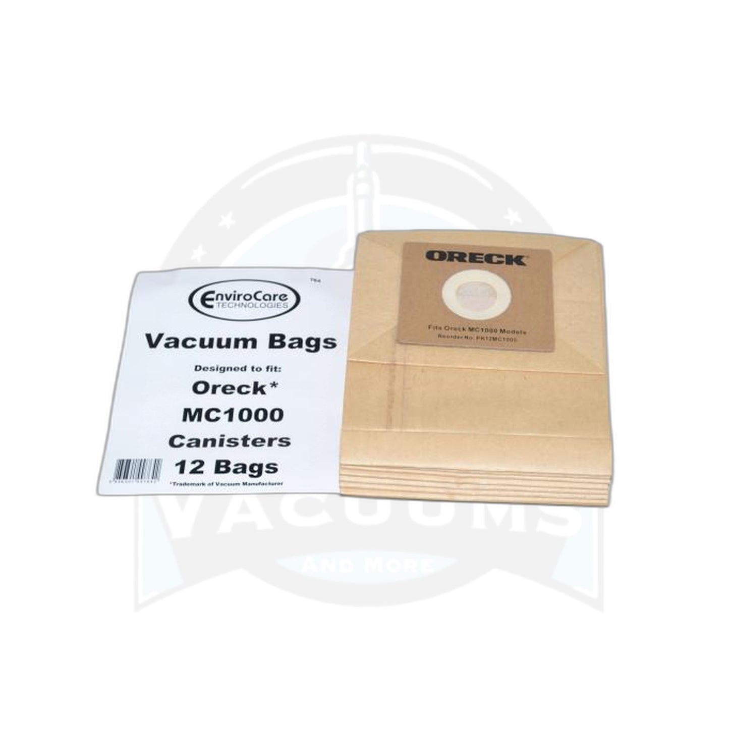Paper Bags - Oreck Quest Straight Suction Canister (12-Pack) - Oreck