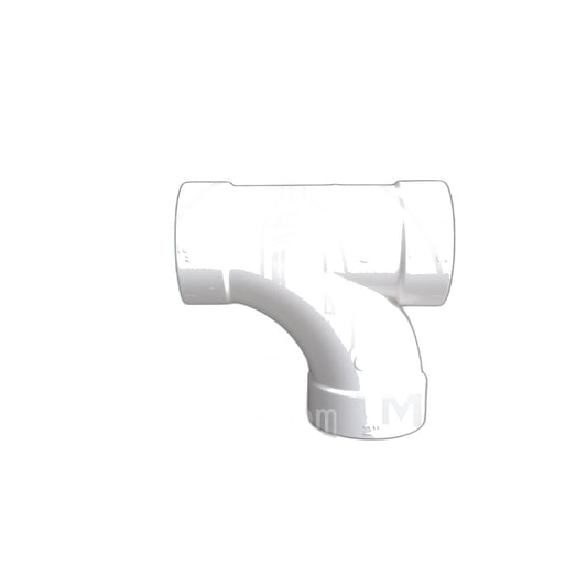 Central Vacuum 90-Degree Sweep Tee - Standard Fitting