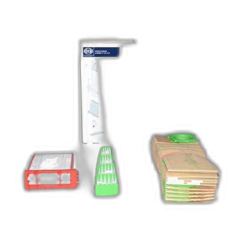 SEBO Service Box C — 10 Paper Filter Bags, Microfilter and Exhaust Filter