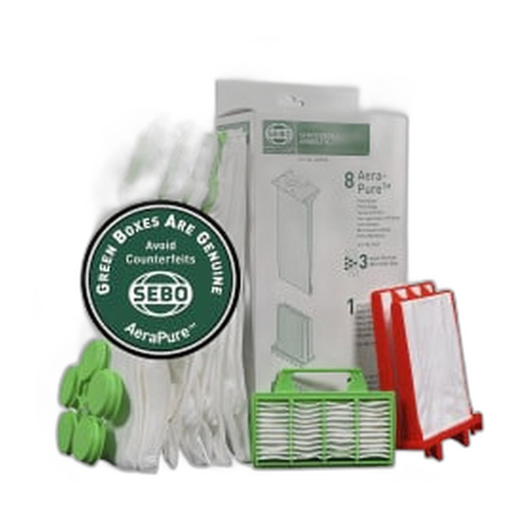 SEBO Service Box K — 8 Bags, Microfilter and Exhaust Filter