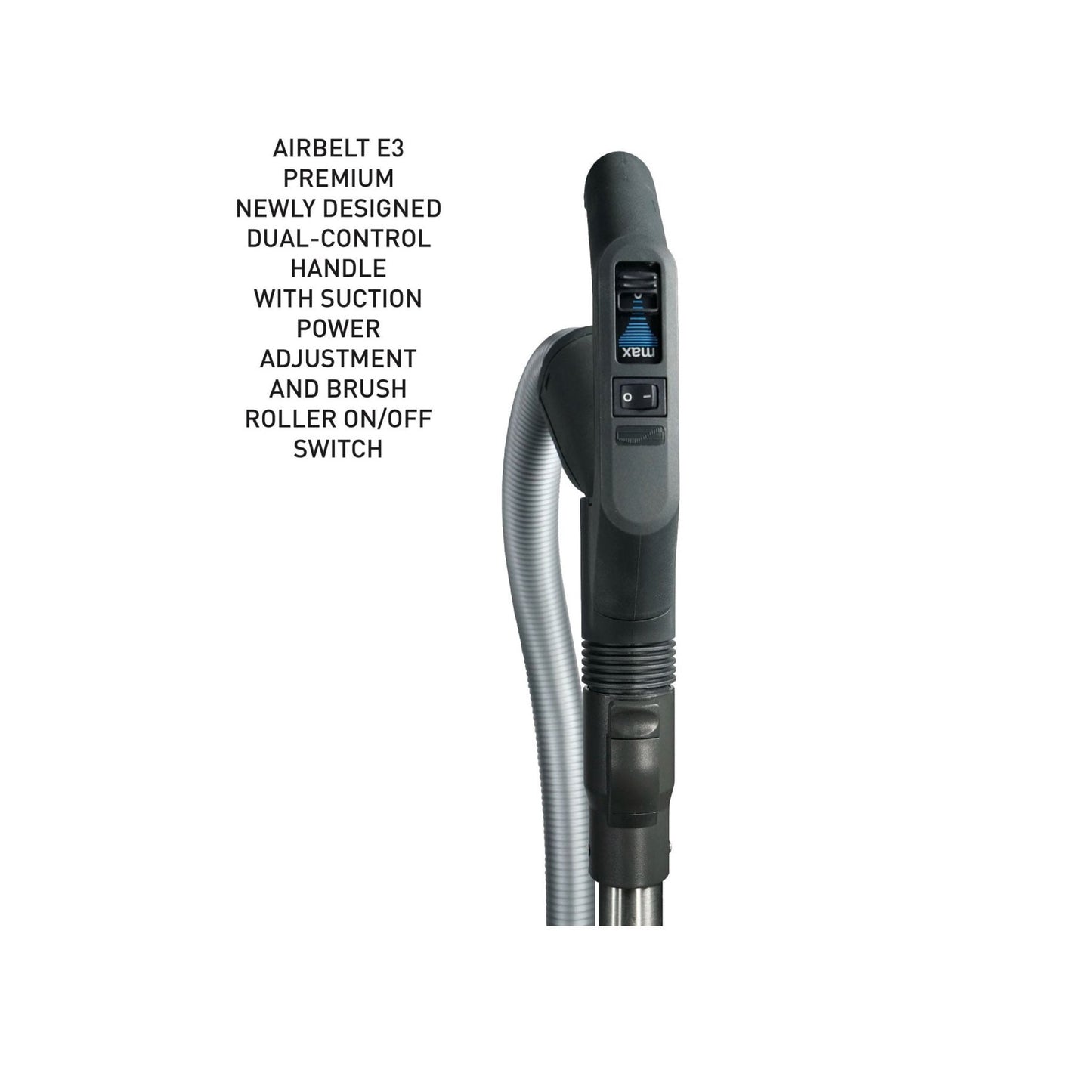 SEBO AIRBELT E3 Premium Canister Vacuum with ET-1 Power Head and Parquet Brush (Mint)